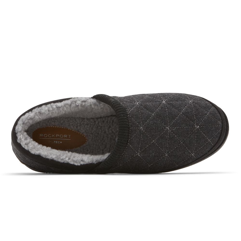 Rockport Womens truTECH Veda Moc - Slippers Dark Grey - IBR195824